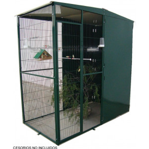 Voliera  pre exoty so záletom   2m2, , 2x1x2m 