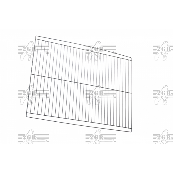 Art.413 pochrómovaná  predeľovacia  stena pre klietky 120 and 90 cm od 2gr