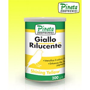Giallo rilucente-žiarivá žltá - farbivo  pre vtáky so žltým faktorom. Pineta-200 gr. rastlinný pôvod