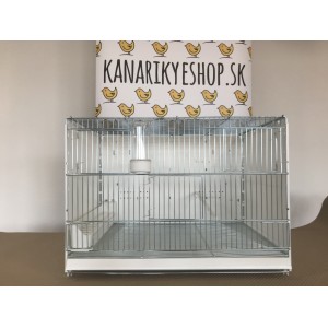 Art.402/5Z Chovná klietka 61x42x44 pozinkovaná so zadnou plast.stenou