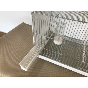 Art.402/5Z Chovná klietka 61x42x44 pozinkovaná so zadnou plast.stenou