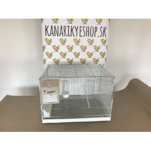 Art.402/5Z Chovná klietka 61x42x44 pozinkovaná so zadnou plast.stenou