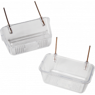 M122 plastové kŕmidlo s kovovými háčikmi