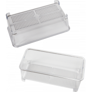 M123 obdĺžníkové plastové kŕmidlo so spodnými dierkami