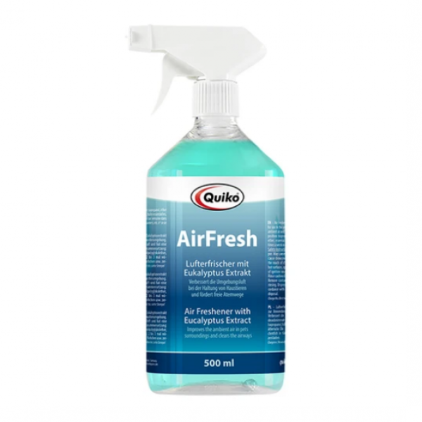 Quiko Air Fresh - ozviežovač vzduchu pre chovné priestory s eukalyptovým extraktom, 500ml Quiko Air Fresh - ozviežovač vzduchu pre chovné priestory s eukalyptovým extraktom, 500ml