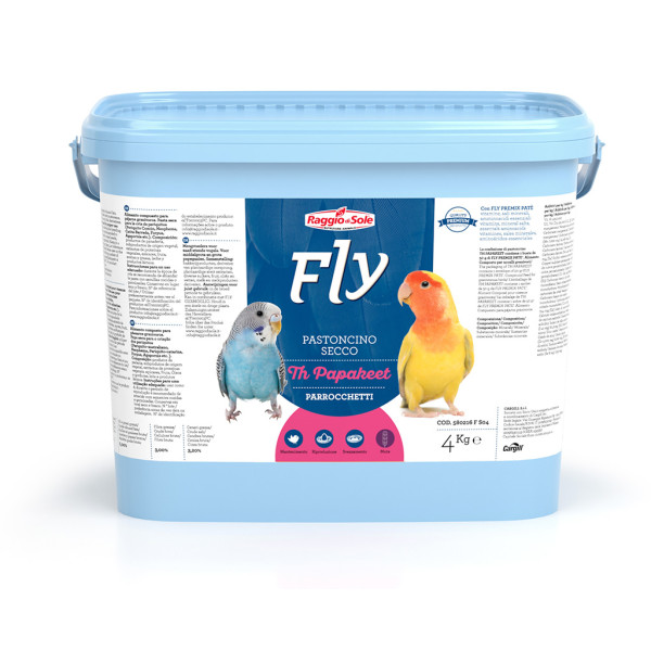 TH Papakeet - doplnkové krmivo polosuchá vaj. zmes , krevety a peľové granule pre andulky, neophemy, korpusy, agapornisy 4 kg