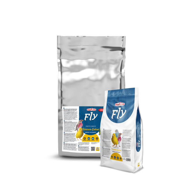 Unicco Extra - kompletné krmivo pre Kanariky, spevavce, stehlíky, exotika malé papagáje.  4kg