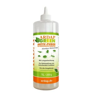 ARDAP  Green -Prirodný prášok proti hmyzu a škodcom z kremelinou 200gr.