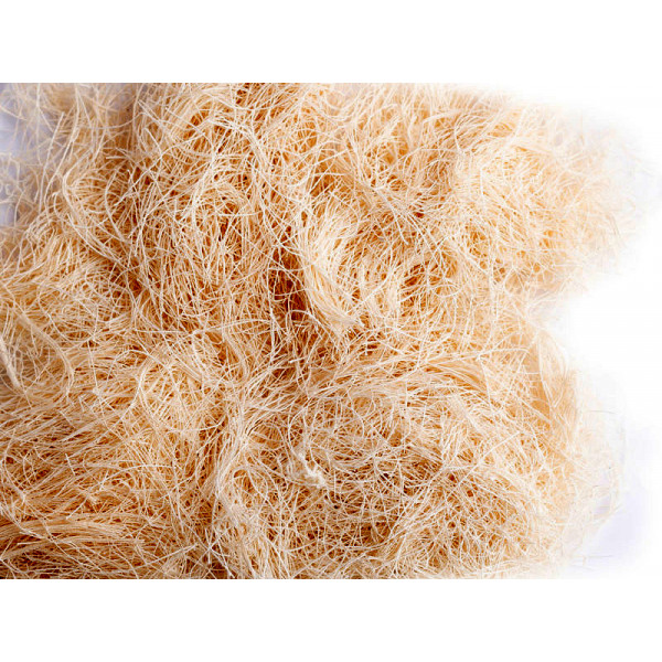 SISAL FIBRE Hniezdny mat. bavl. priadza 1 kg