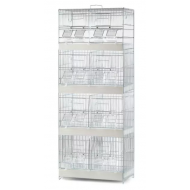 Chovná 4 klietka - veža celkové rozmery , 50 /š/ x27 /h/ x128 /v/ v cm  