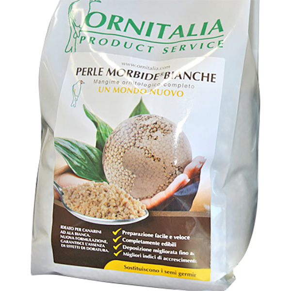 Perle morbide 800g  - extrudované krmivo -  namiesto nakličených semien !!!!