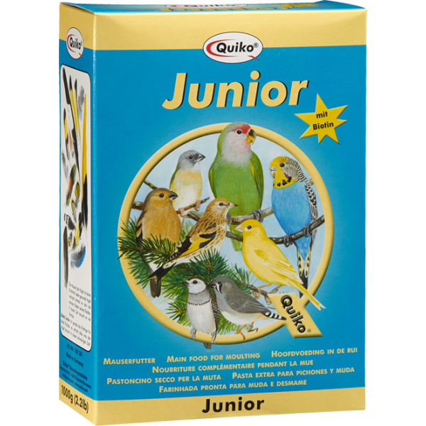 Quiko Junior- vaječná zmes pre všetky vtáky počas preperovania 1kg